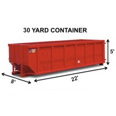 30 yard roll off container l 7 Day Rental